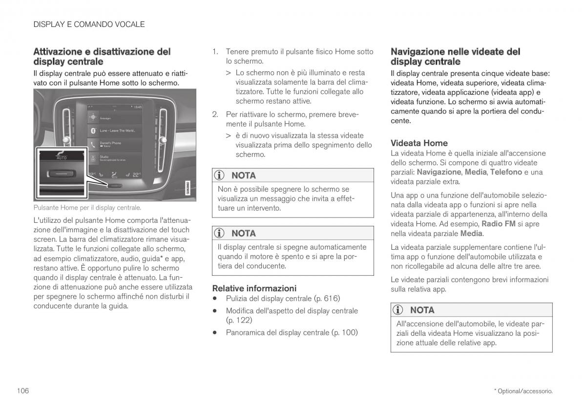 Volvo XC40 manuale del proprietario / page 108