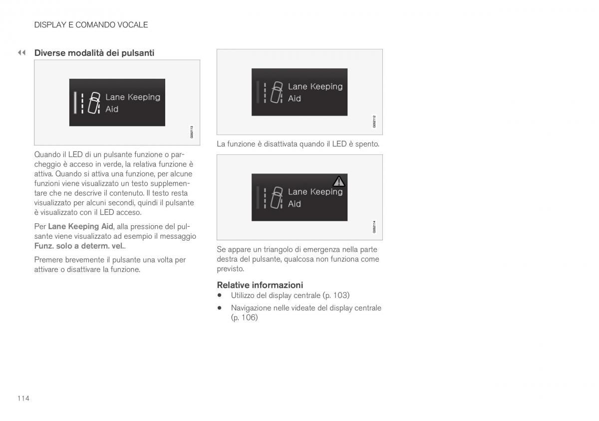 Volvo XC40 manuale del proprietario / page 116