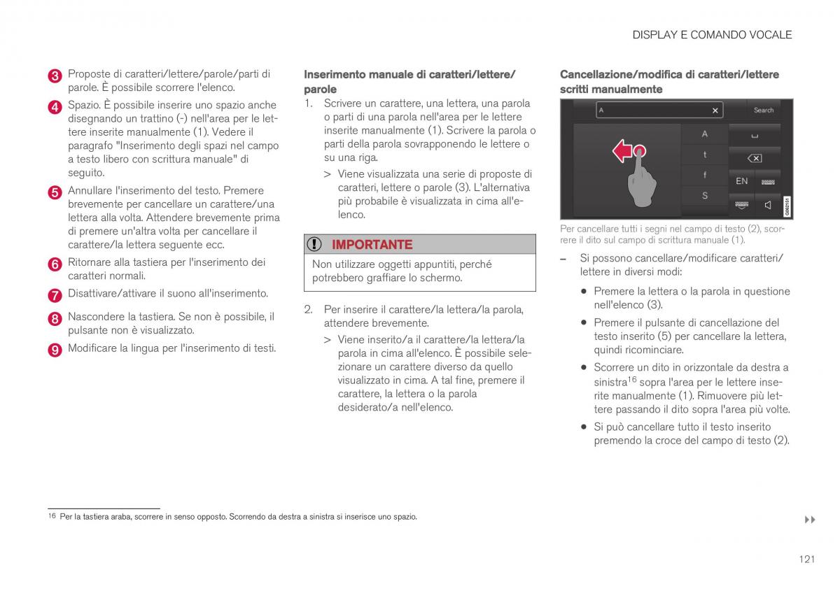 Volvo XC40 manuale del proprietario / page 123