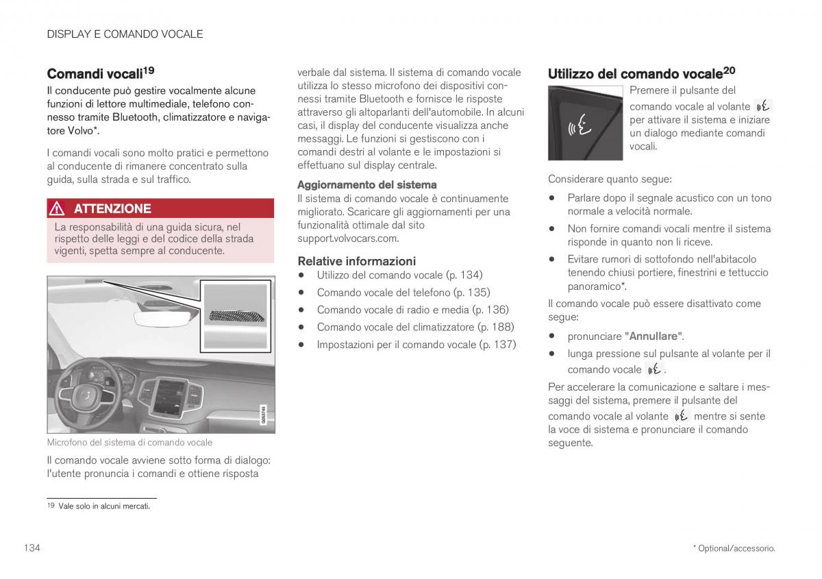 Volvo XC40 manuale del proprietario / page 136