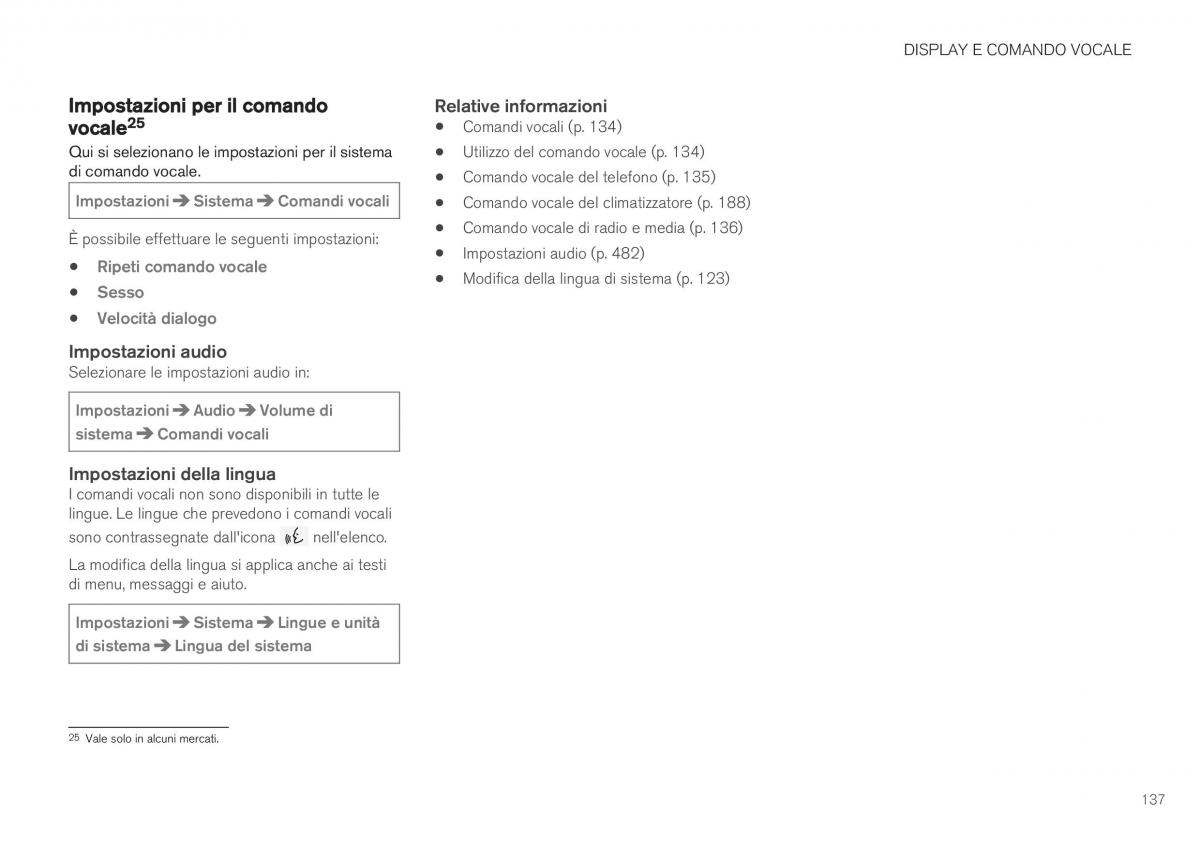 Volvo XC40 manuale del proprietario / page 139