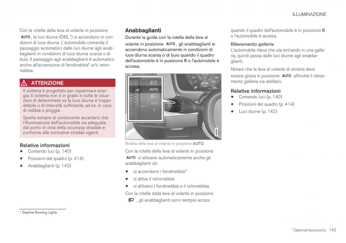 Volvo XC40 manuale del proprietario / page 145