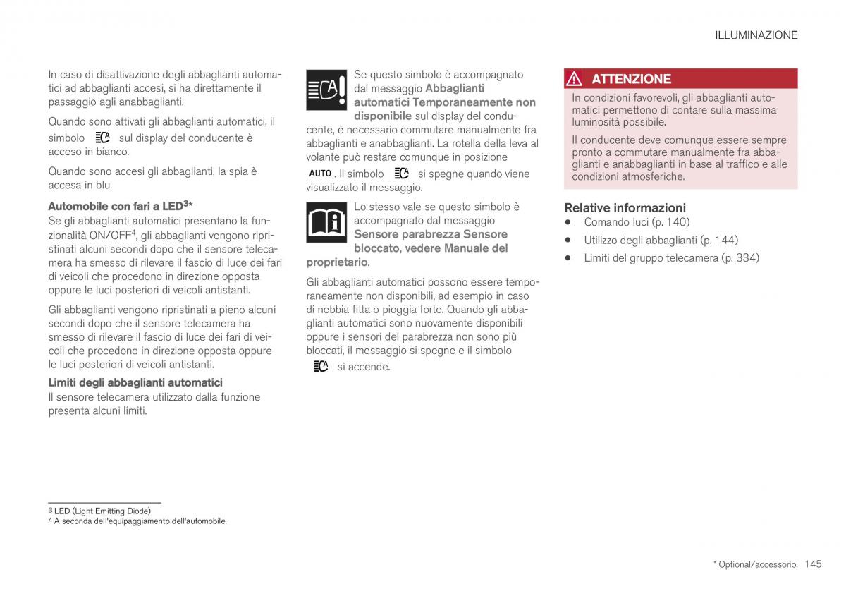 Volvo XC40 manuale del proprietario / page 147