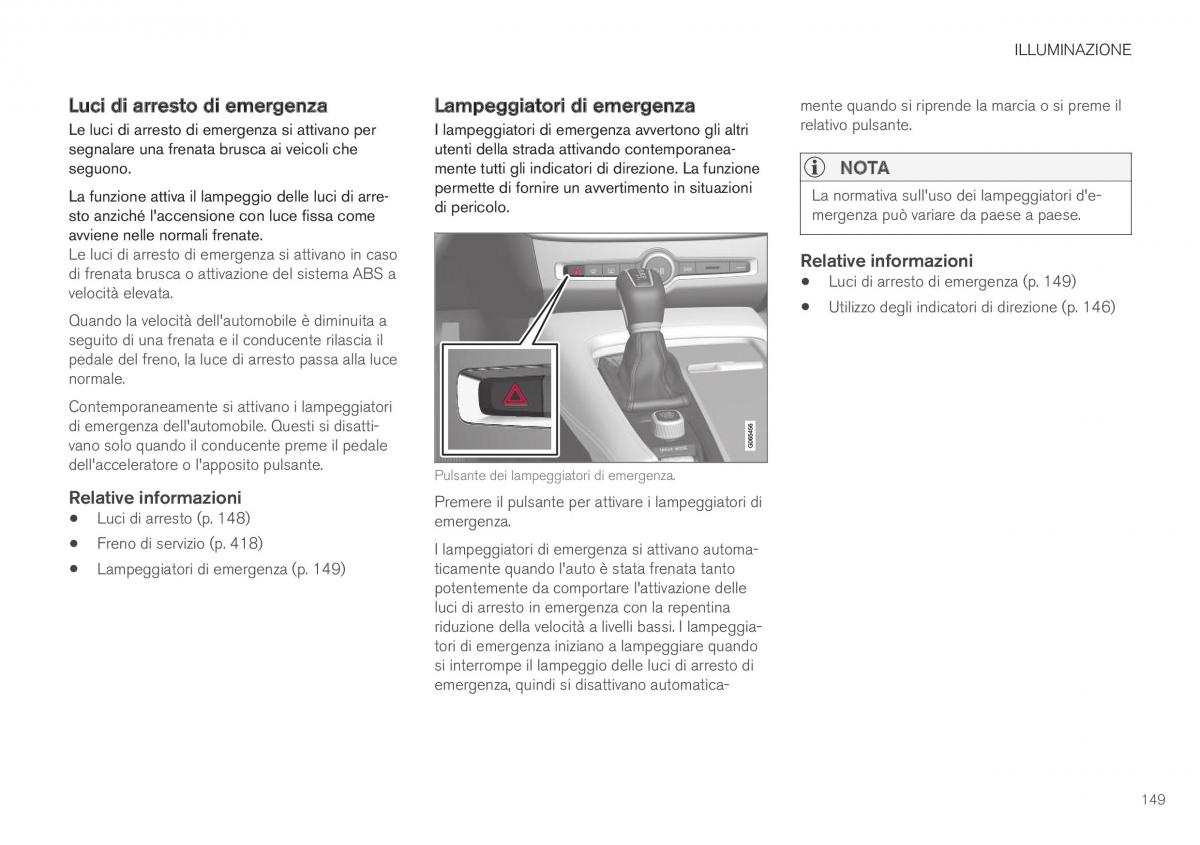 Volvo XC40 manuale del proprietario / page 151