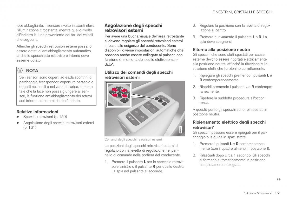 Volvo XC40 manuale del proprietario / page 163