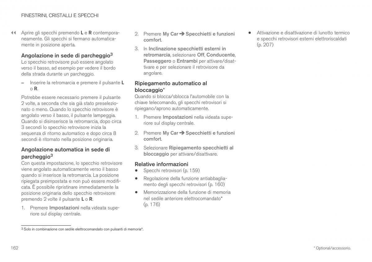 Volvo XC40 manuale del proprietario / page 164