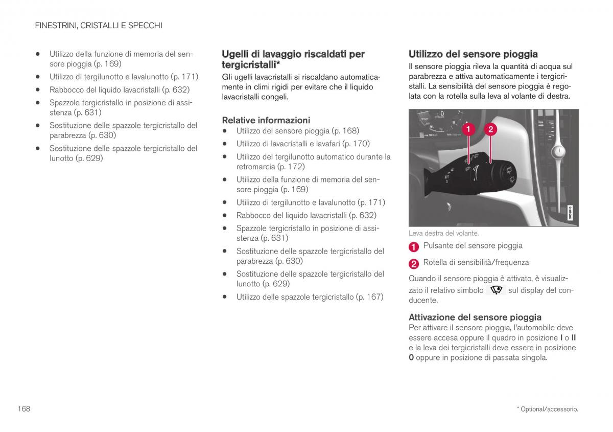 Volvo XC40 manuale del proprietario / page 170