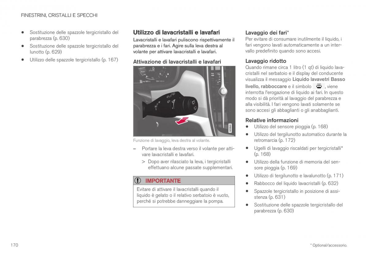 Volvo XC40 manuale del proprietario / page 172