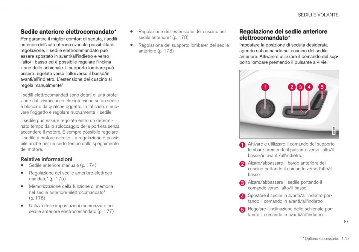 Volvo XC40 manuale del proprietario / page 177