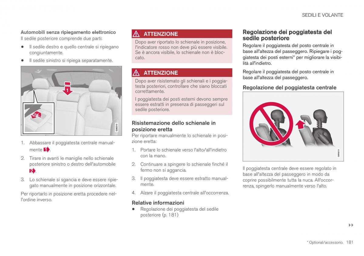 Volvo XC40 manuale del proprietario / page 183