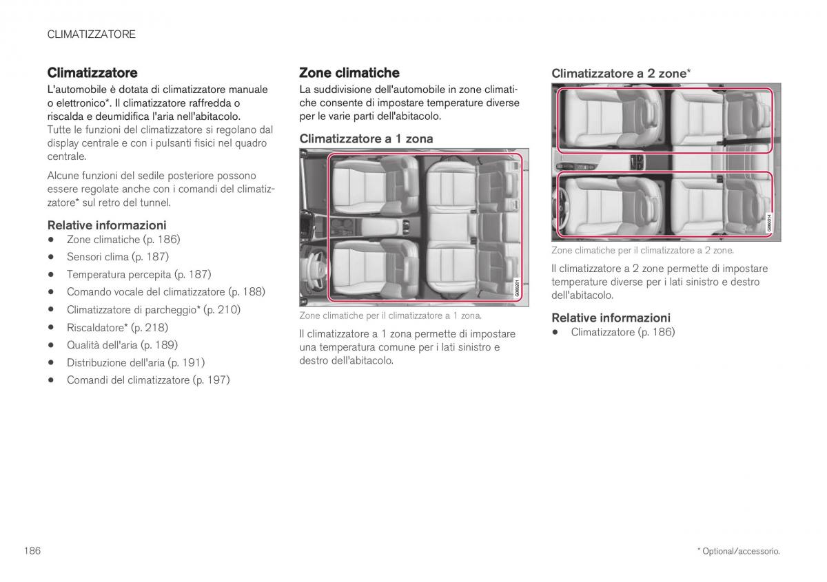 Volvo XC40 manuale del proprietario / page 188