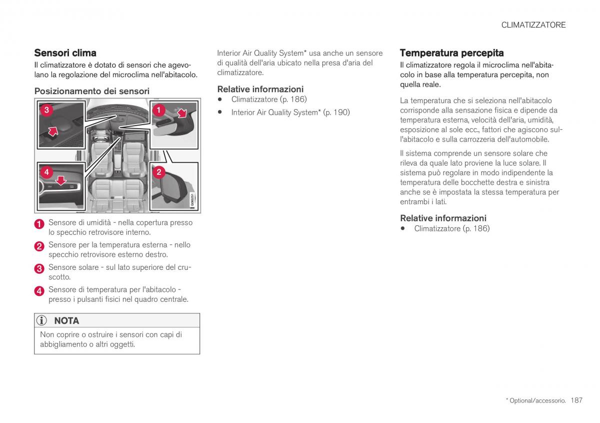 Volvo XC40 manuale del proprietario / page 189