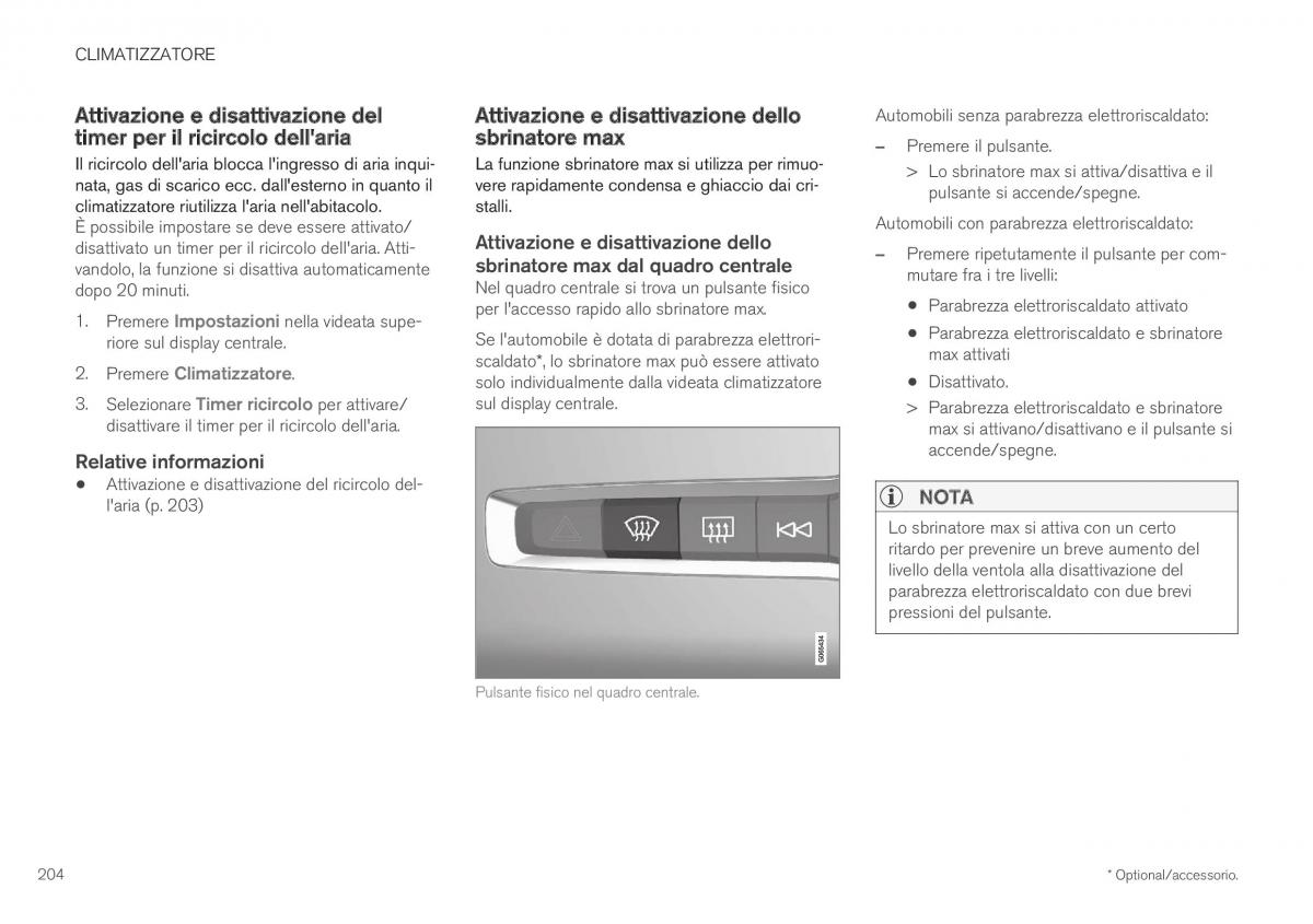 Volvo XC40 manuale del proprietario / page 206