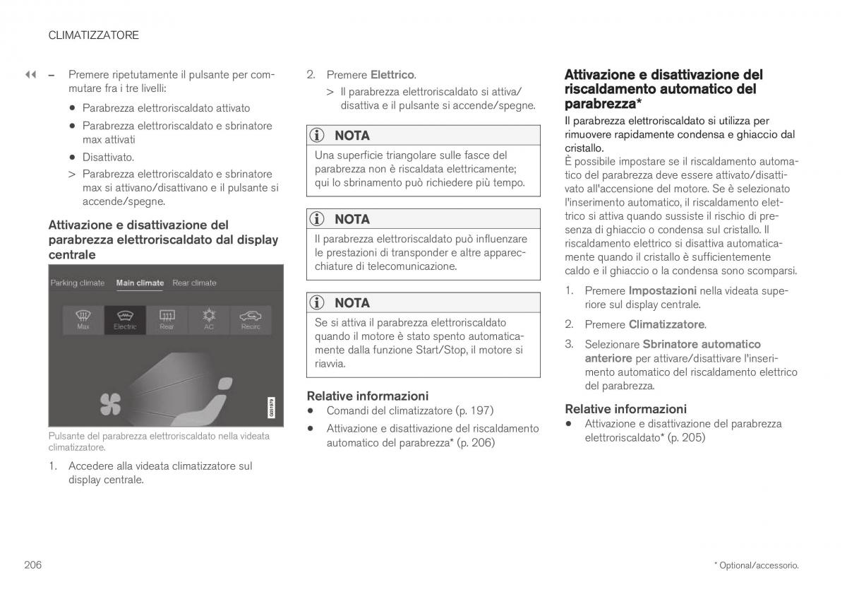 Volvo XC40 manuale del proprietario / page 208