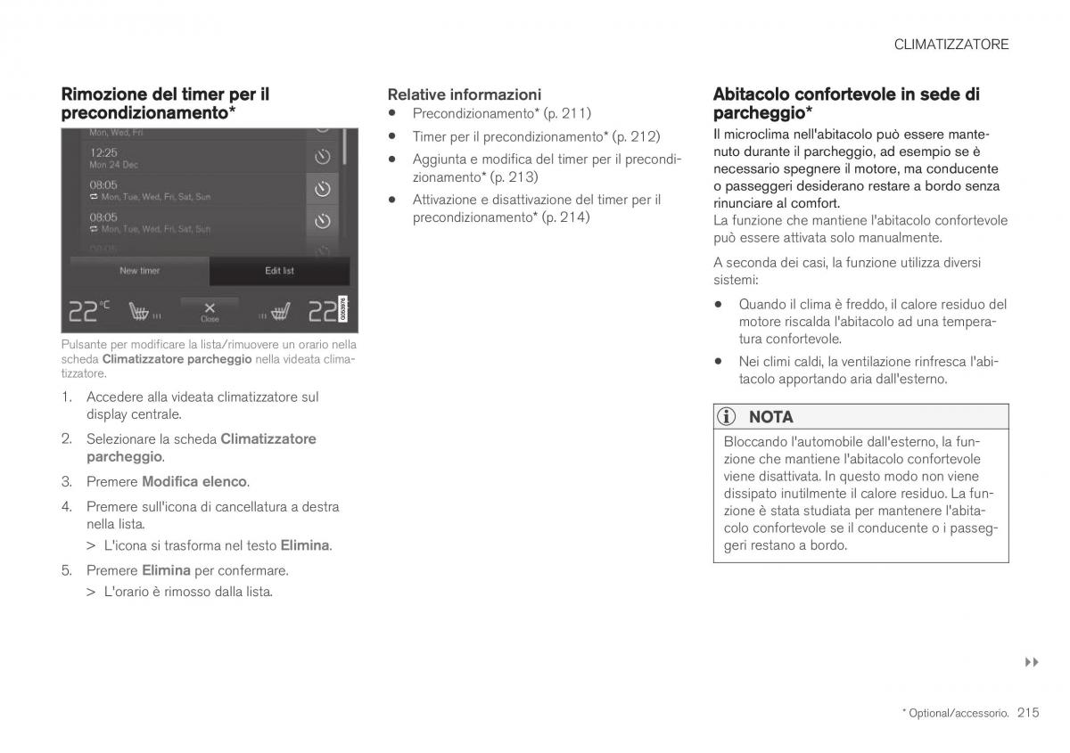 Volvo XC40 manuale del proprietario / page 217