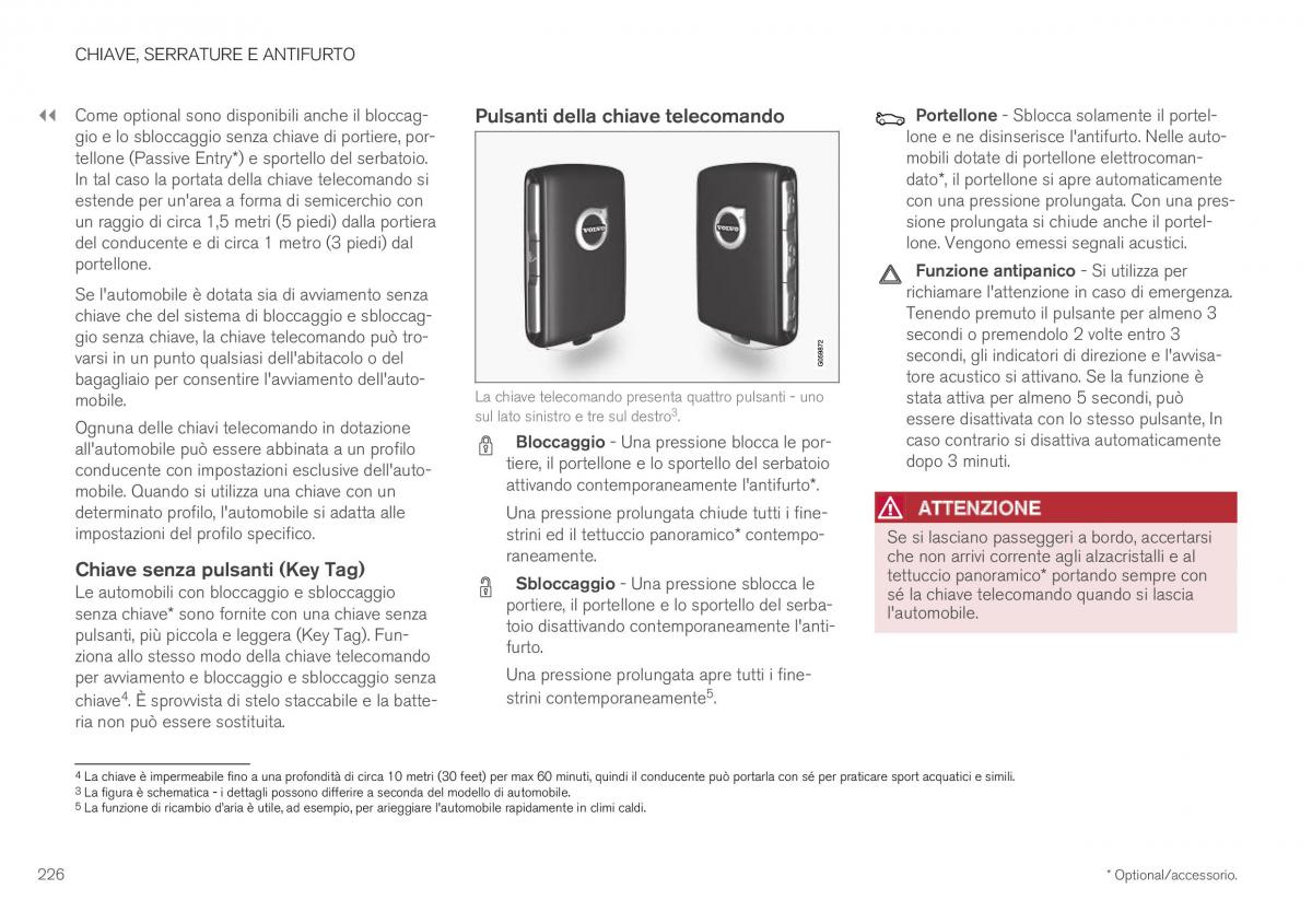 Volvo XC40 manuale del proprietario / page 228