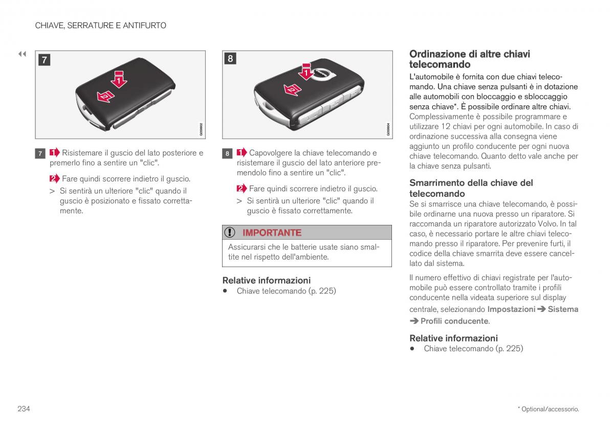 Volvo XC40 manuale del proprietario / page 236