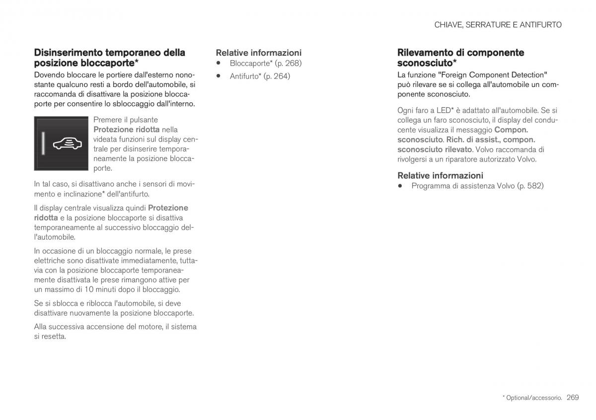 Volvo XC40 manuale del proprietario / page 271