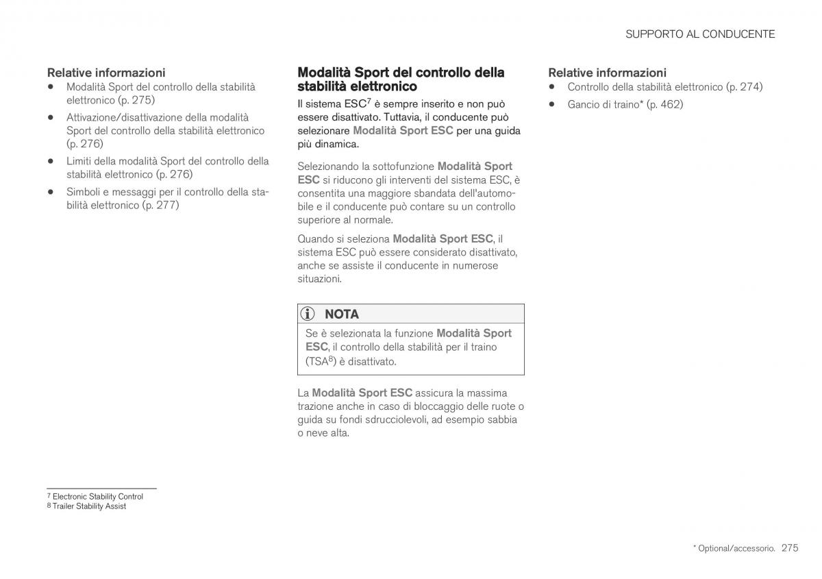 Volvo XC40 manuale del proprietario / page 277