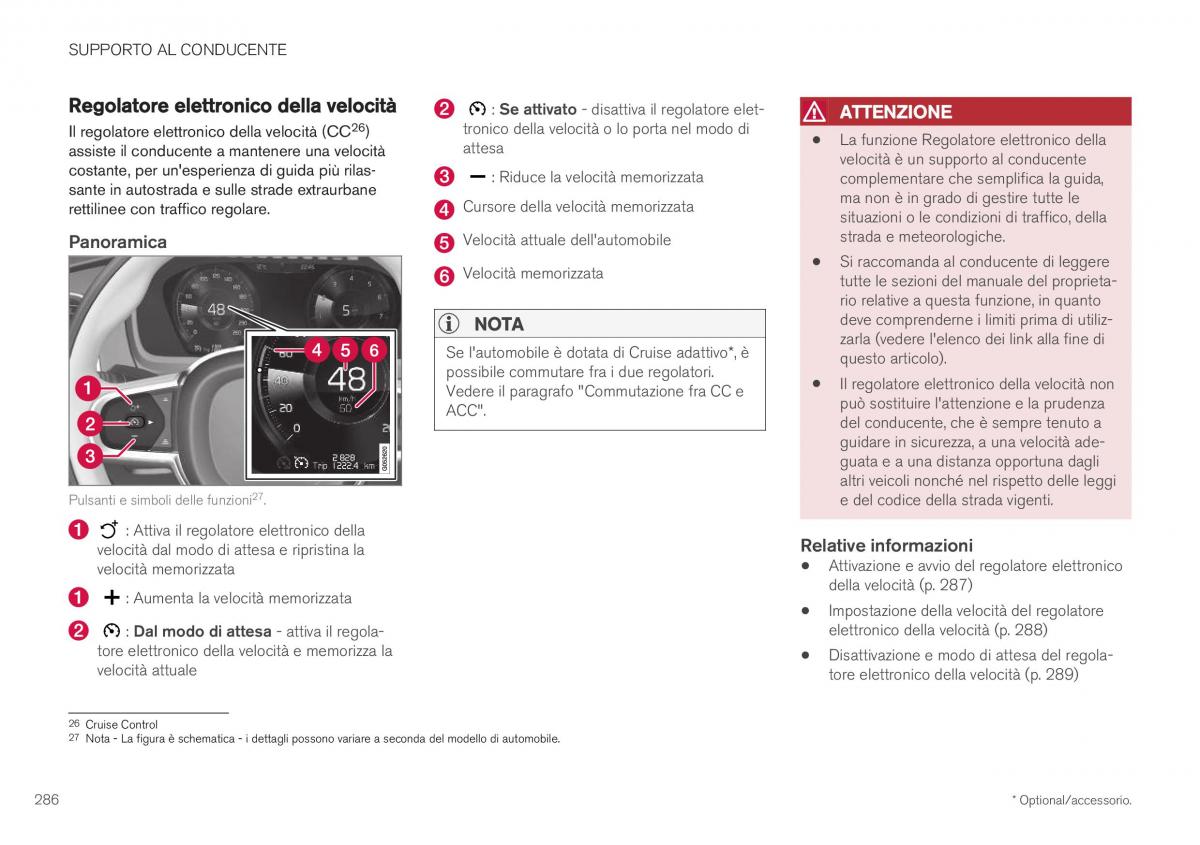 Volvo XC40 manuale del proprietario / page 288