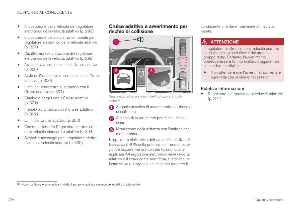 Volvo XC40 manuale del proprietario / page 296