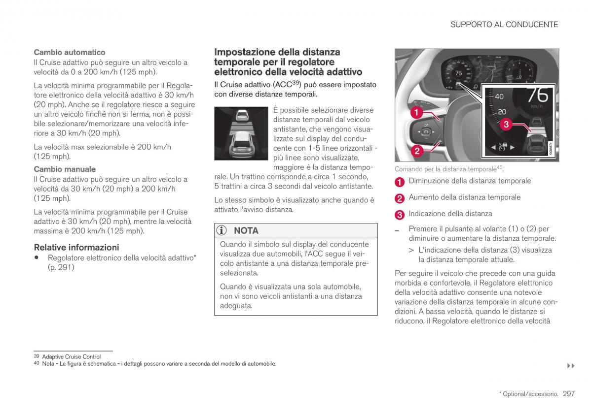 Volvo XC40 manuale del proprietario / page 299