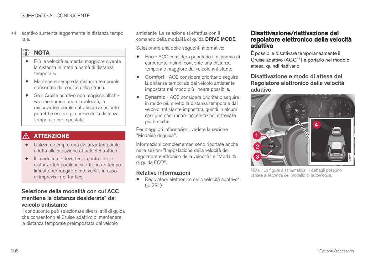 Volvo XC40 manuale del proprietario / page 300