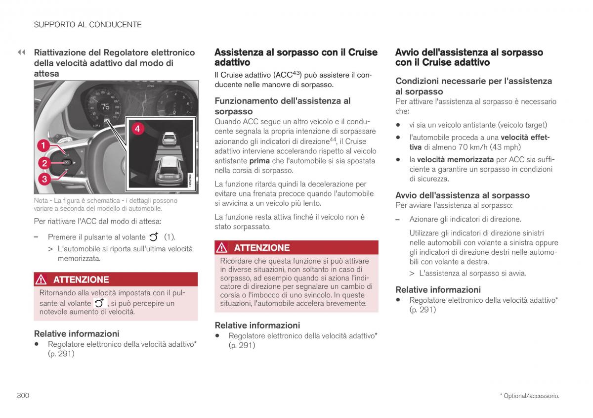 Volvo XC40 manuale del proprietario / page 302