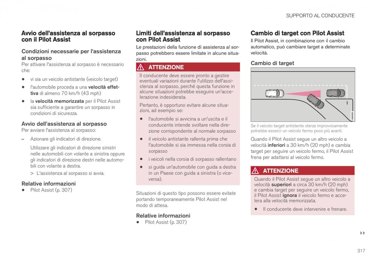 Volvo XC40 manuale del proprietario / page 319