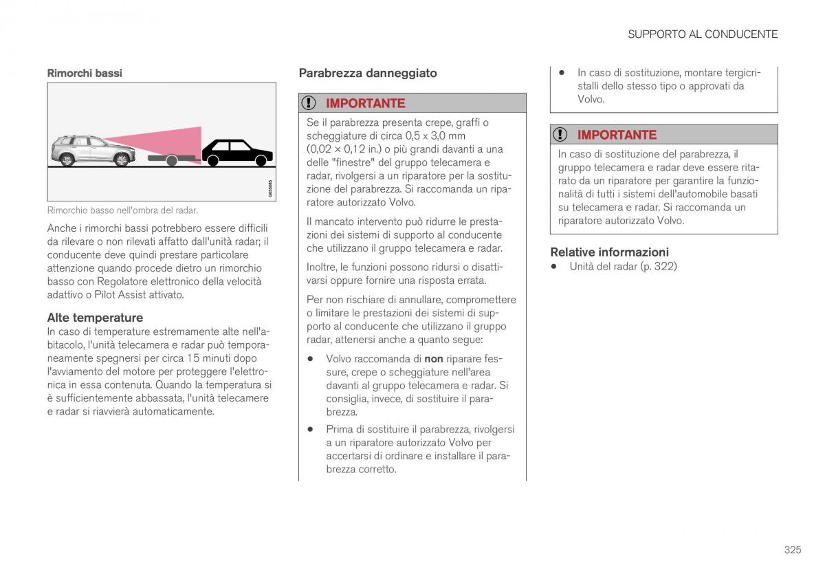 Volvo XC40 manuale del proprietario / page 327