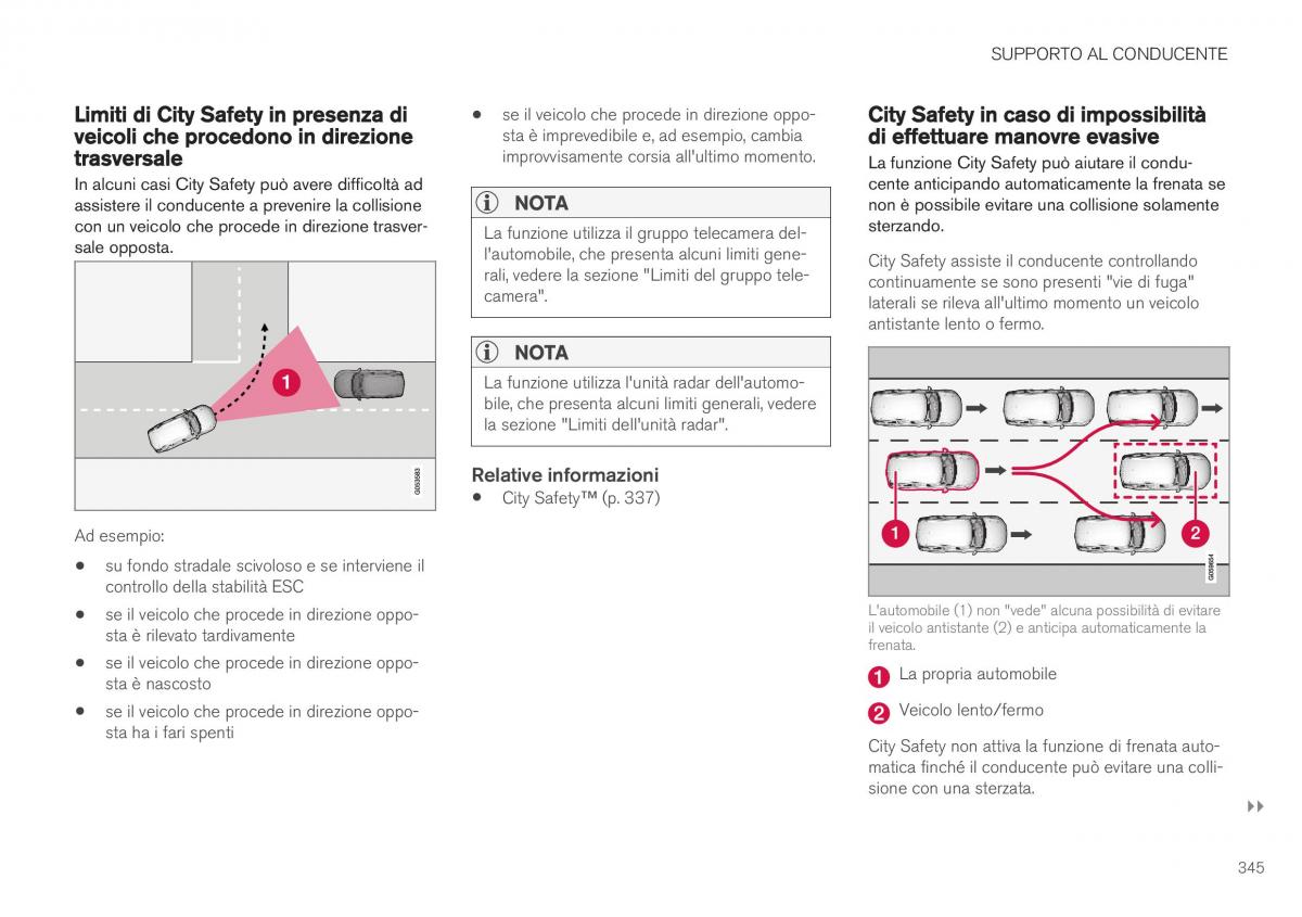 Volvo XC40 manuale del proprietario / page 347