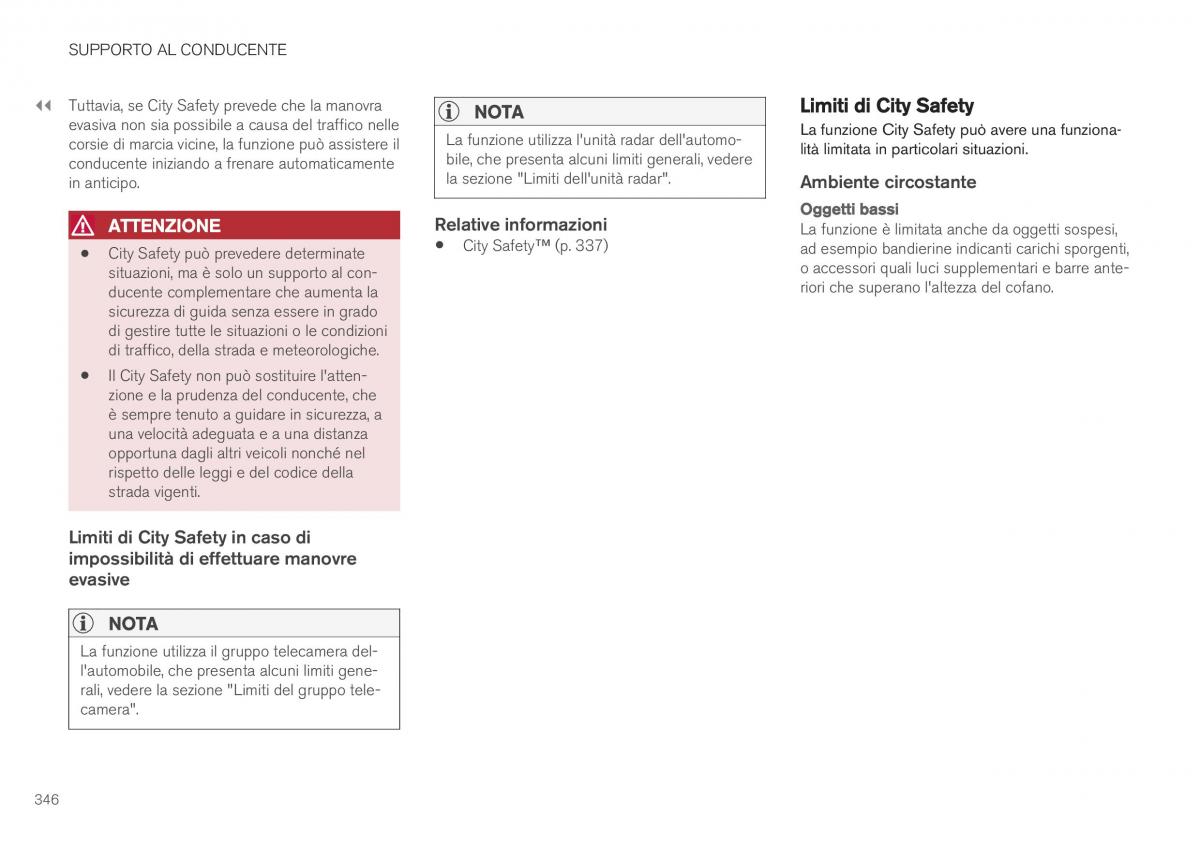 Volvo XC40 manuale del proprietario / page 348