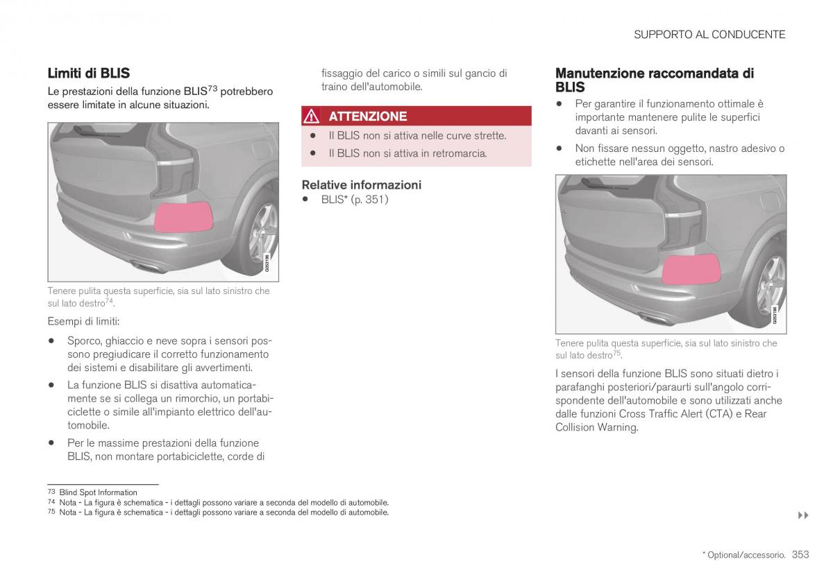 Volvo XC40 manuale del proprietario / page 355