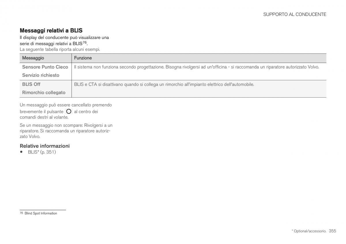 Volvo XC40 manuale del proprietario / page 357