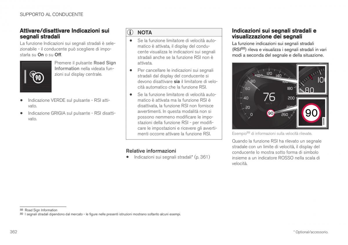 Volvo XC40 manuale del proprietario / page 364