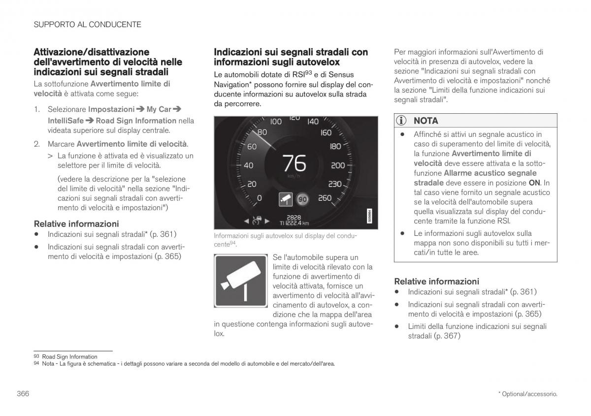 Volvo XC40 manuale del proprietario / page 368