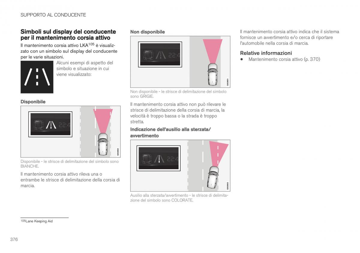 Volvo XC40 manuale del proprietario / page 378