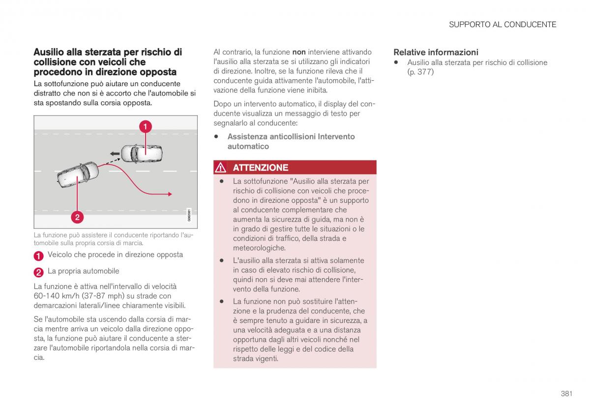 Volvo XC40 manuale del proprietario / page 383