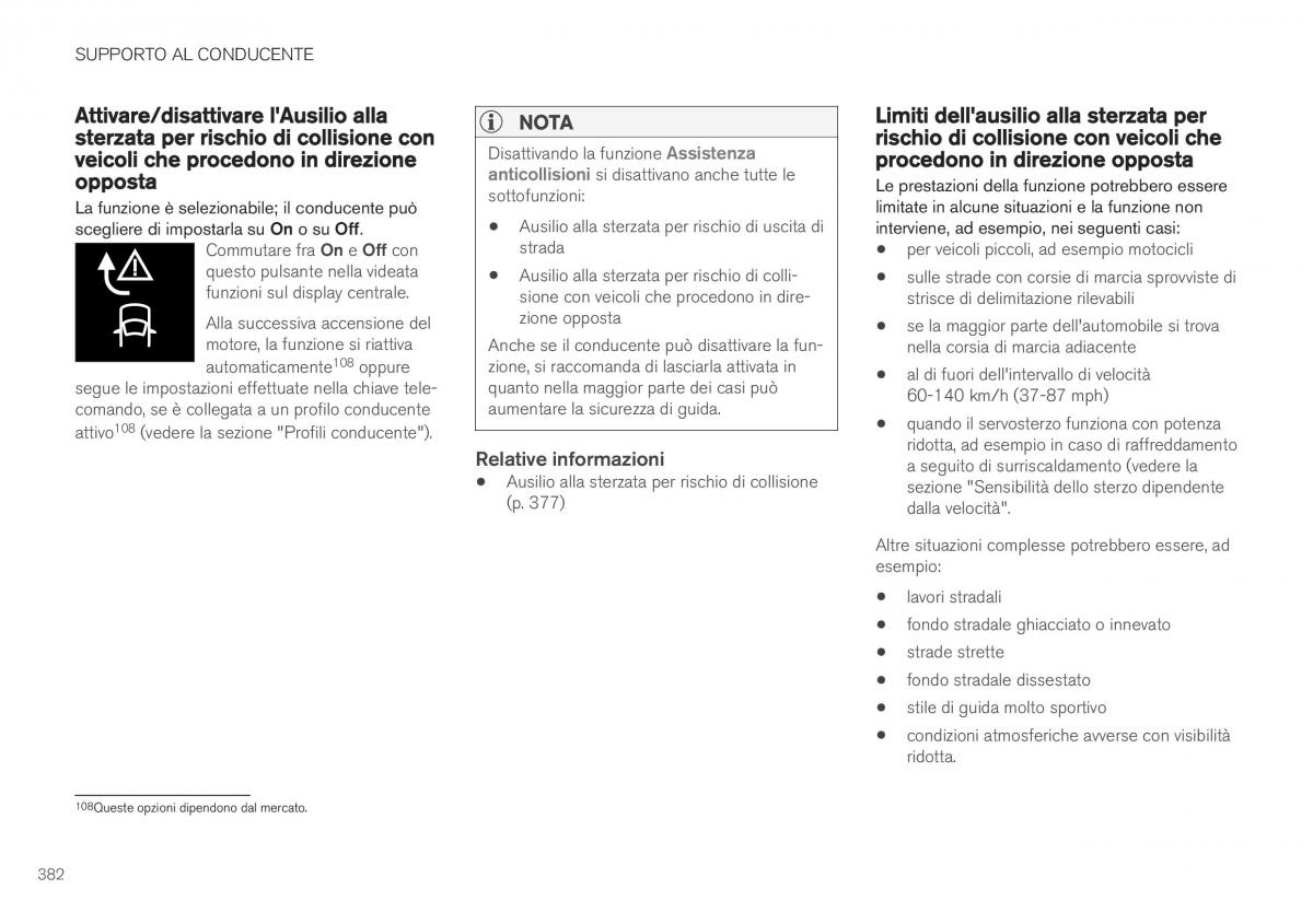 Volvo XC40 manuale del proprietario / page 384