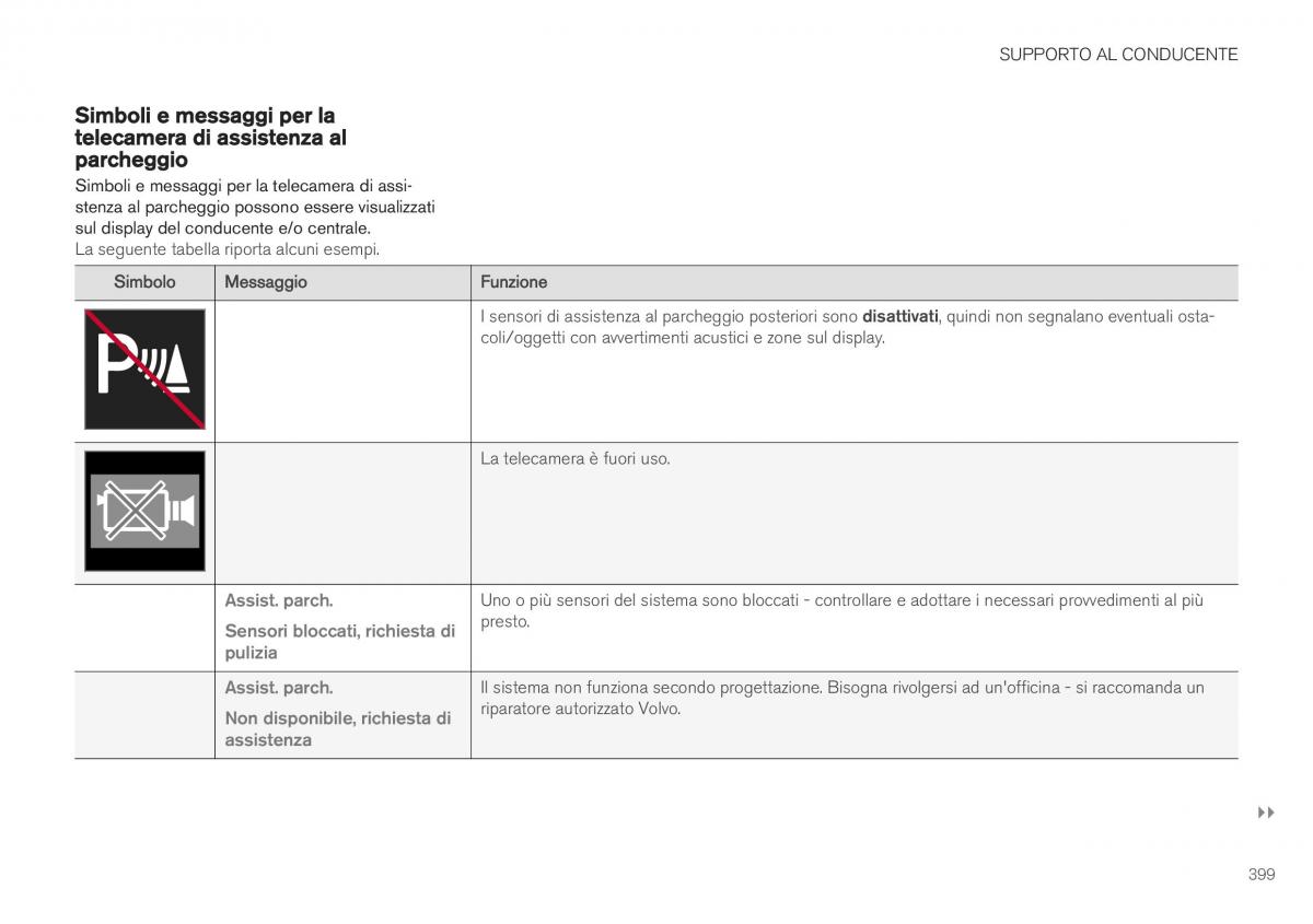 Volvo XC40 manuale del proprietario / page 401