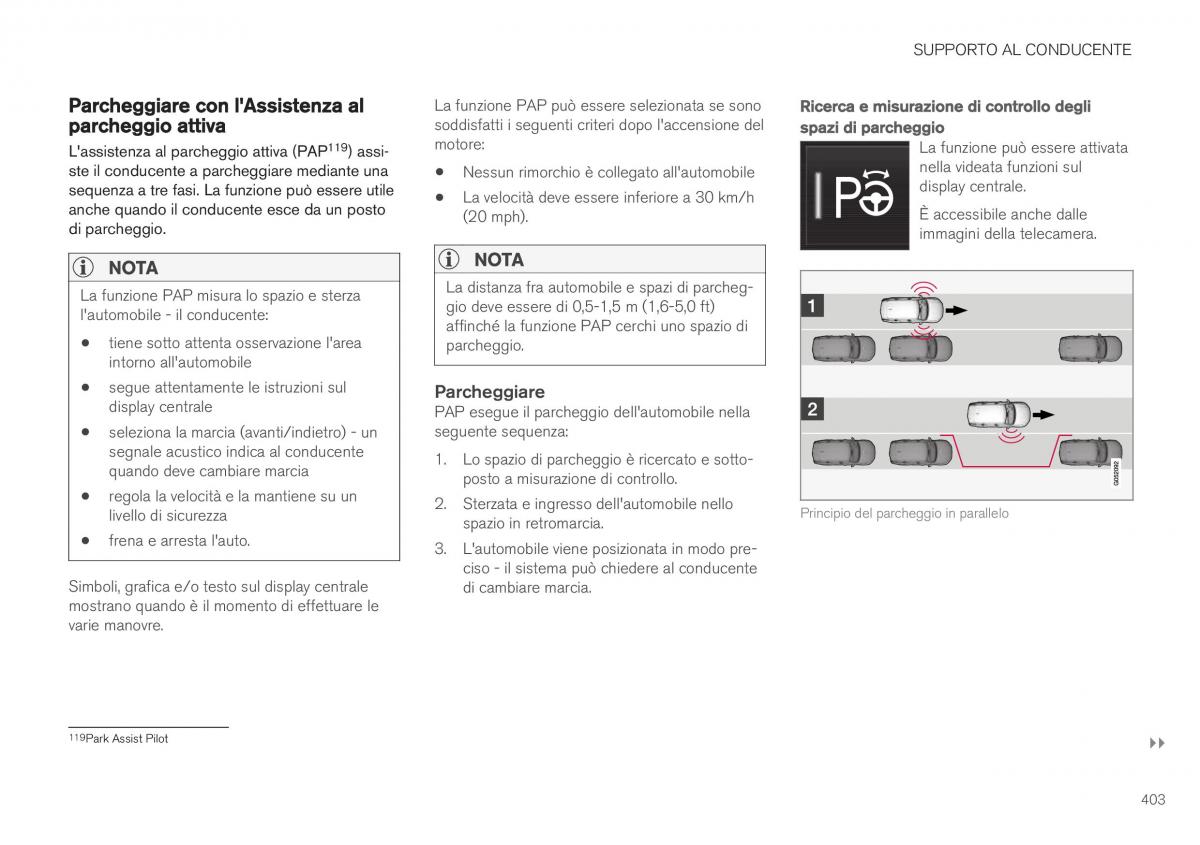 Volvo XC40 manuale del proprietario / page 405