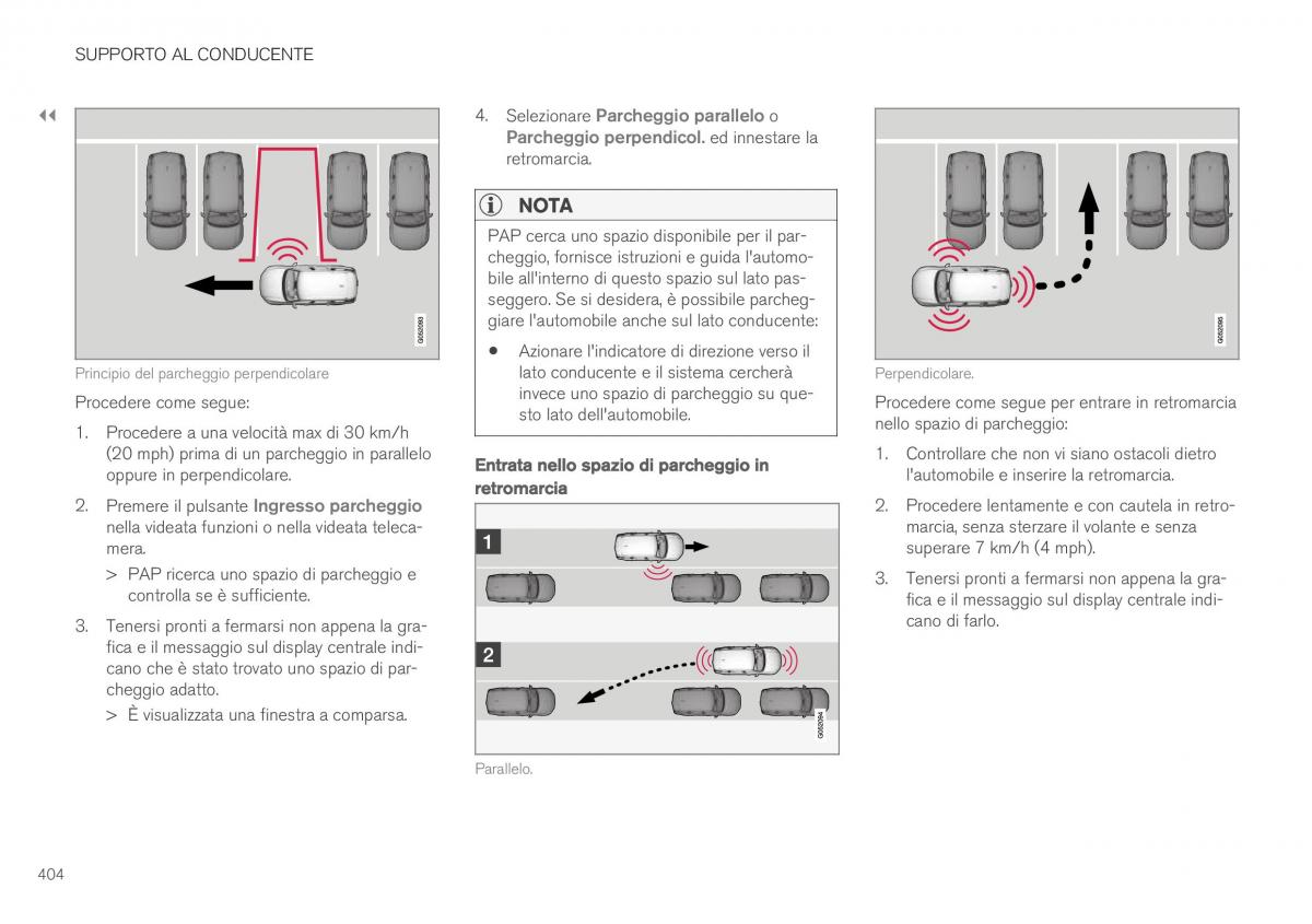 Volvo XC40 manuale del proprietario / page 406