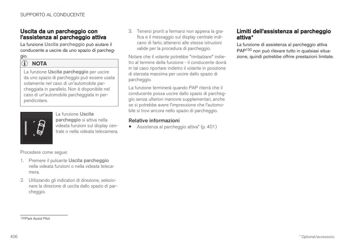 Volvo XC40 manuale del proprietario / page 408