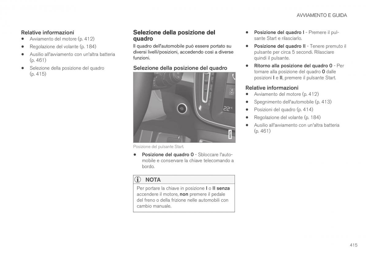 Volvo XC40 manuale del proprietario / page 417