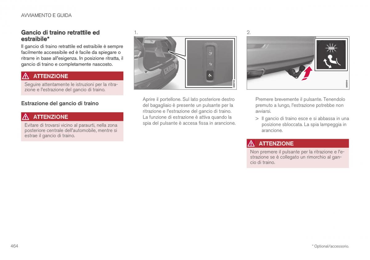 Volvo XC40 manuale del proprietario / page 466