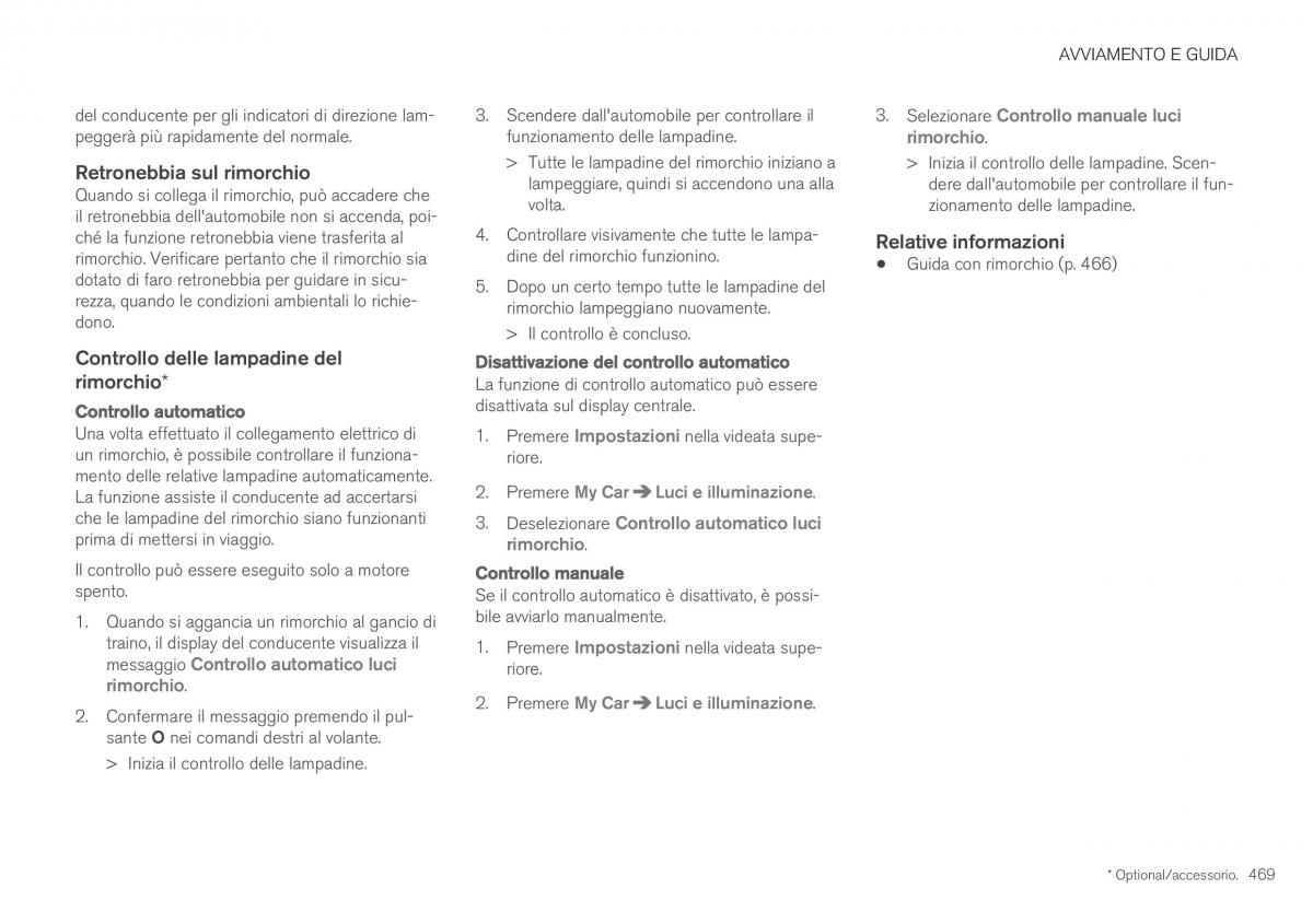 Volvo XC40 manuale del proprietario / page 471