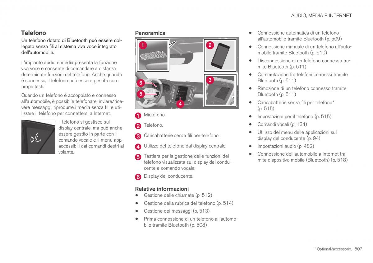 Volvo XC40 manuale del proprietario / page 509