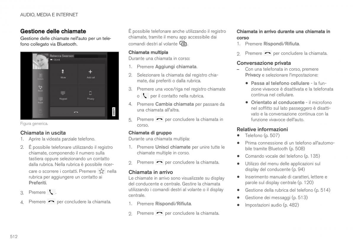 Volvo XC40 manuale del proprietario / page 514