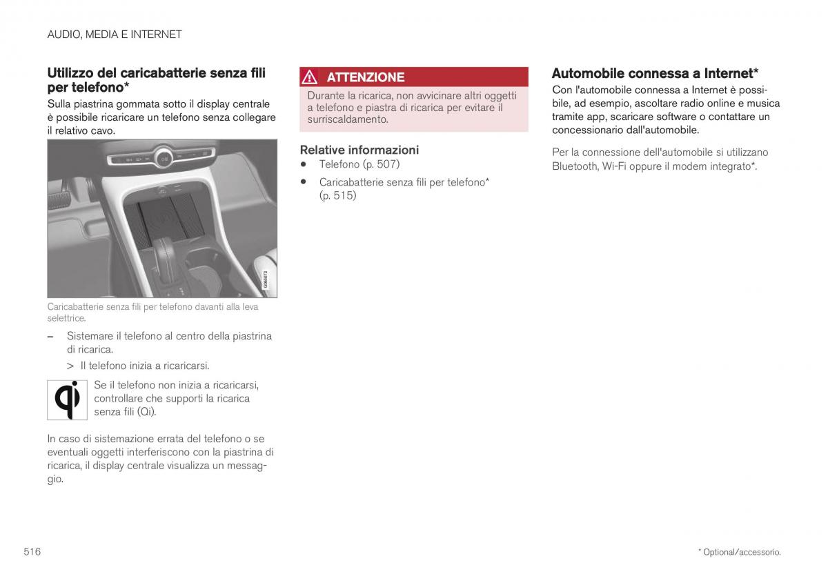 Volvo XC40 manuale del proprietario / page 518