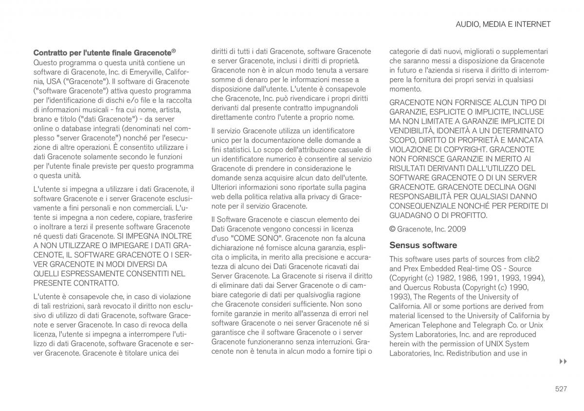 Volvo XC40 manuale del proprietario / page 529